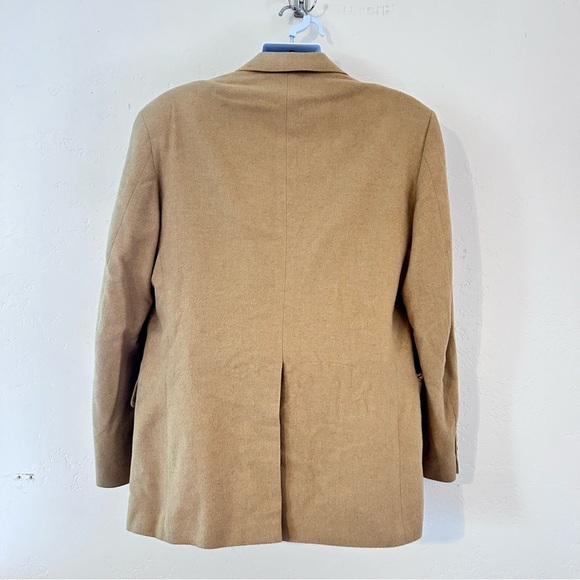 Hunt Valley Camel Hair Blazer Mens 42L Tan - Picture 6 of 15